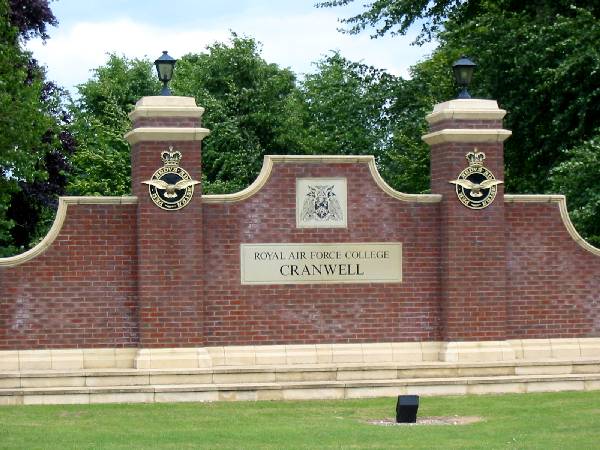 RAFC Cranwell decorative wall
