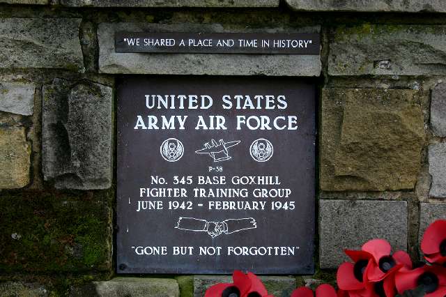 We shared a place and time in history - United States Army Air Force - No. 345 Base Goxhill Fighter Training Group
