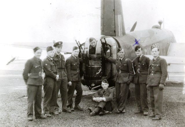 Personnel from 300 (Polish) Sqn photographed at RAF Ingham in 1942.