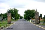 Entrance gates to RAF Hemswell