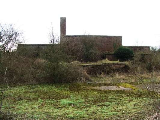 RAF Spilsby operations block remains, photographed in Feb 2005.